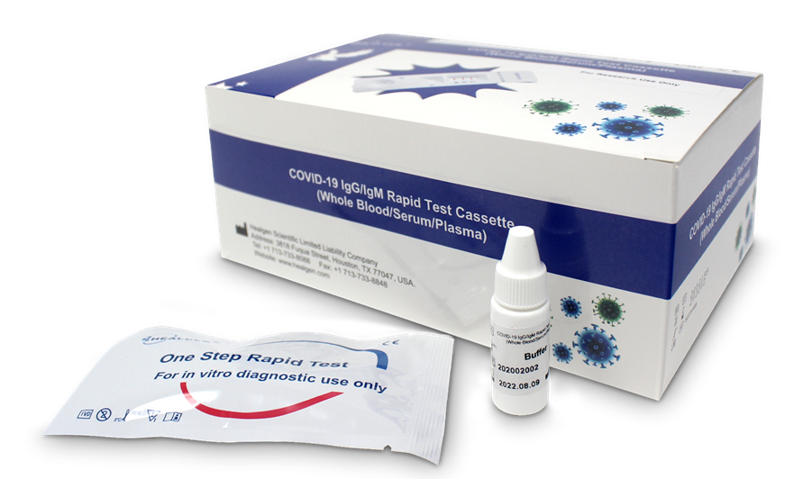Snelle serologische test Covid-19 Healgen snelle antilichaam IgM - IgG test