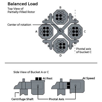 Services Centrifugation Rotor-Balanced load