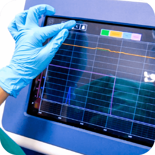 Gebruikersvriendelijke touchscreen-interface voor Time-lapse incubator voor embryo's